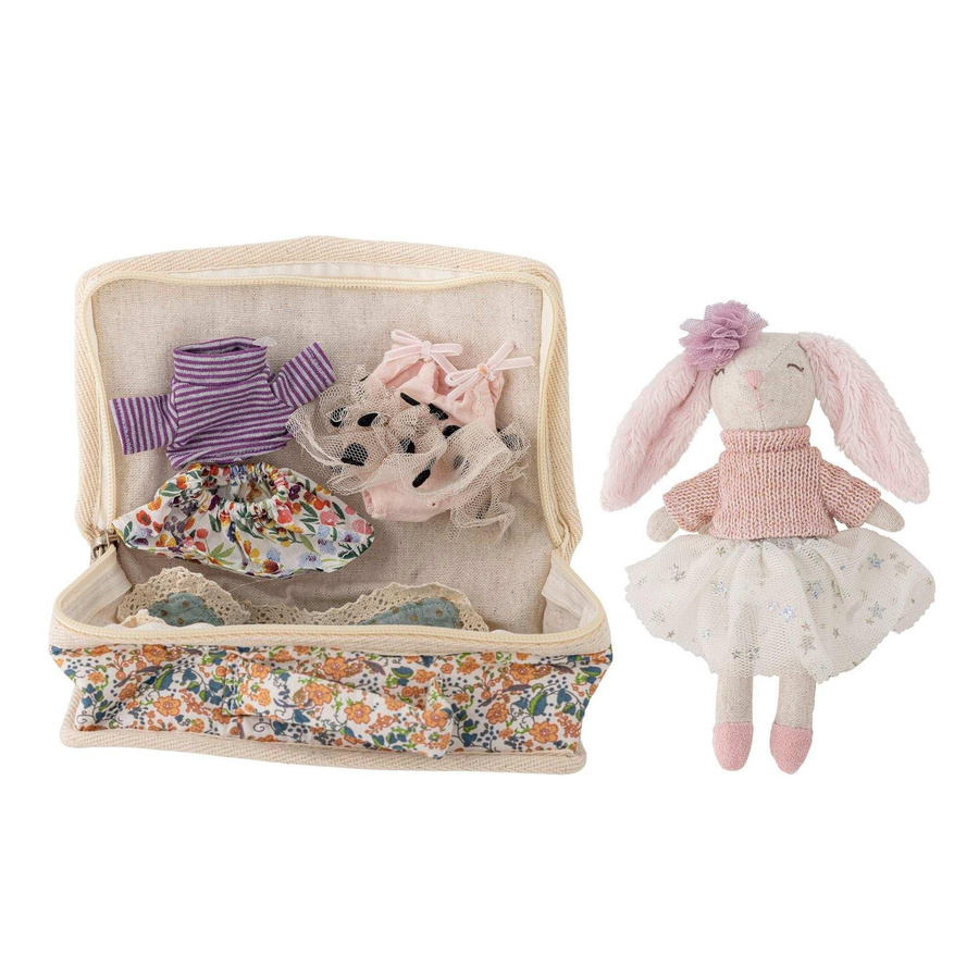 Bloomingville Mini Milly Kaninchenpuppe multicolor - Bild 1