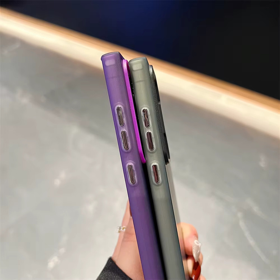 Stoßfeste Matte Laserhülle für Samsung Galaxy S26 S25 S24 S23 S22 S21 S20 Plus Ultra FE Note 20 A54 A34 A14 A73 A53 A52 A71 in Schwarz - Bild 1