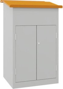 Pavoy Stehpult geschlossen in Grau, B/T/H: 120 x 70 x 60 cm - Bild 1