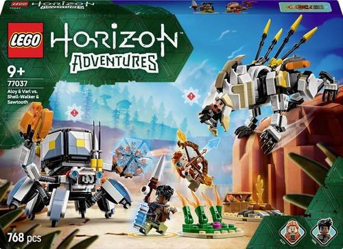 LEGO Horizon Adventures Aloy und Varl vs. Panzerwanderer und Sägezahn Konstruktionsspielzeug - Bild 1