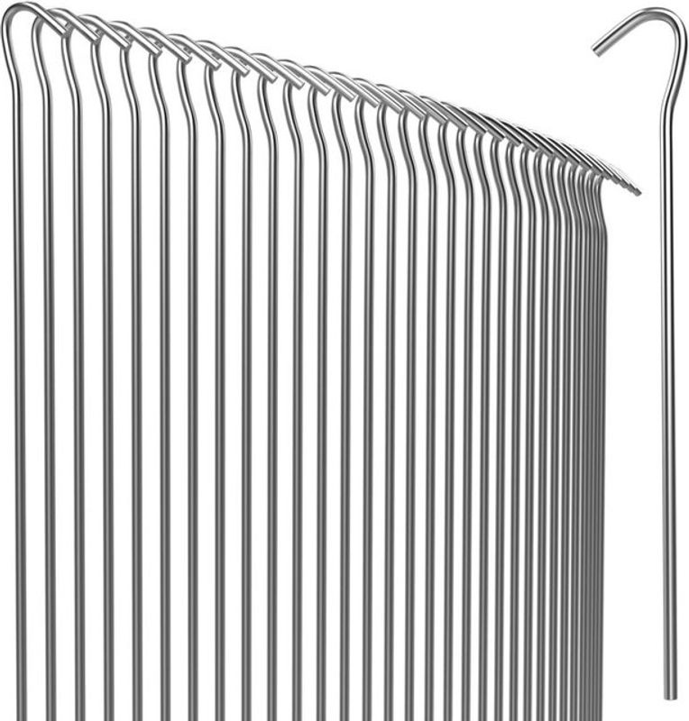 Gardebruk 50er-Set Heringe aus verzinktem Stahl, Farbe: Silber, Durchmesser: 3,5 mm - Bild 3
