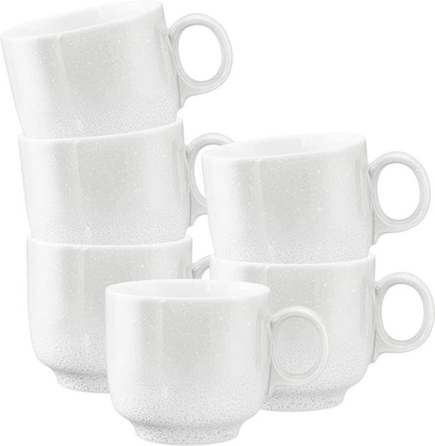 Seltmann Weiden Cappuccinotasse Sento Home, Keramik, Weiß, 300 ml - Bild 1