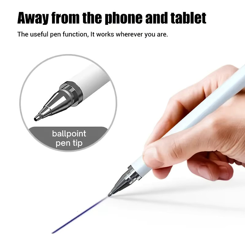 YOLPHA Universal 2-in-1 Touchscreen Stift Kapazitiver Smart Stylus für iPad, Android, Samsung, Huawei, Xiaomi und iOS - Bild 3