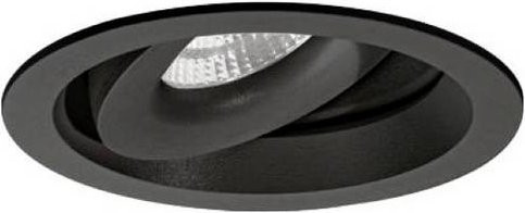 Brumberg 12431183 LED-Einbauleuchte rund in Schwarz mit warmweißem Licht und verstellbarem Strahler - Bild 1