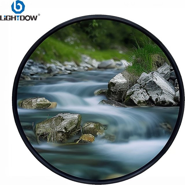 Lightdow ND2-400 Fader Variabler ND-Filter in Schwarz für Canon Nikon Sony Kameraobjektive - Bild 1