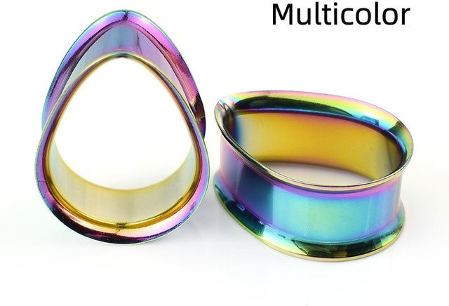 JIAPEIJIA Ohrdehner, Edelstahl, Bunt, Unisex, 10 mm - Bild 1
