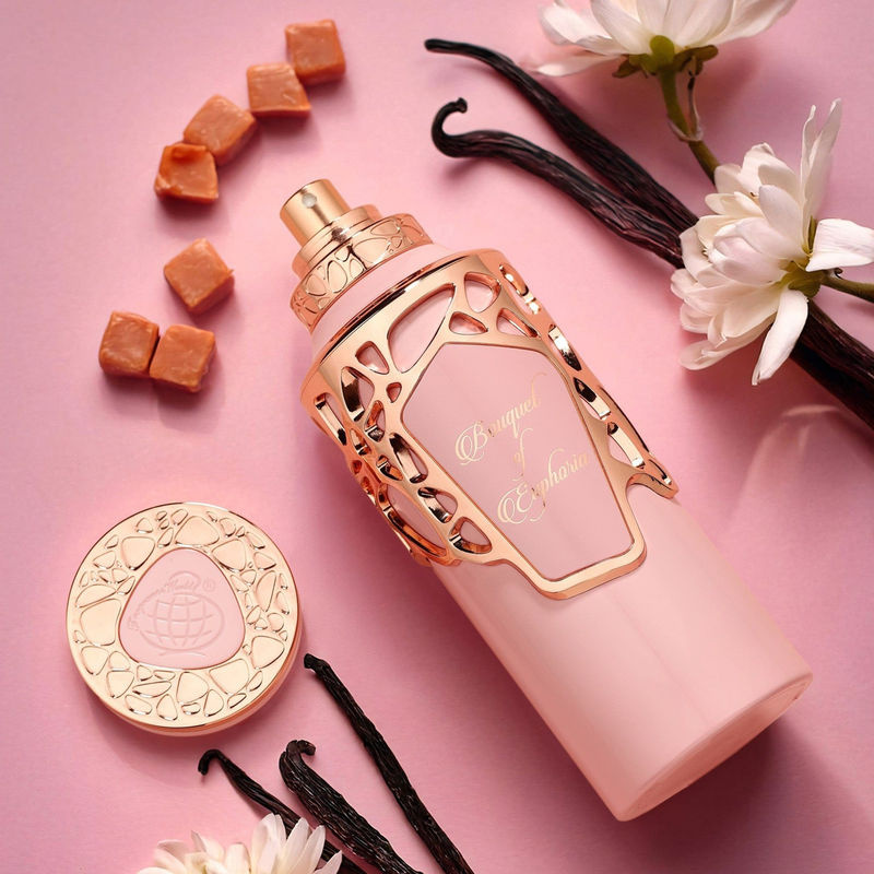 Fragrance World Bouquet of Euphoria Eau de Parfum für Erwachsene in Rosa, 100ml - Bild 3