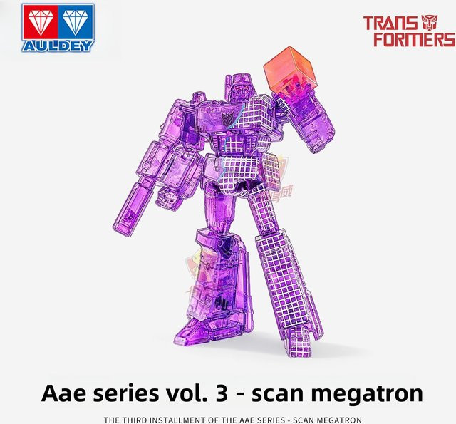 Auldey Transformers Megatron Figur, transparent - Bild 1