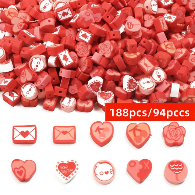 QYWCTZ Tonperlen, Keramikscheiben, 9–11 mm, Unisex - Bild 1