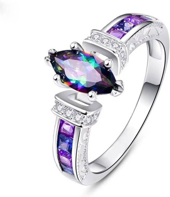 Huitan Special Ring, Silber, Zirkonia, Damen - Bild 1
