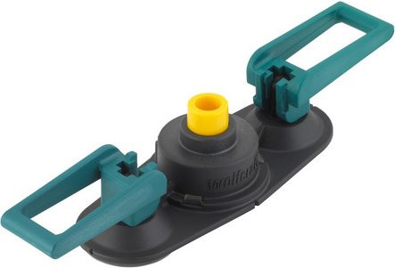 Wolfcraft Bohrhilfe Bit-Holder aus Kunststoff in Mehrfarbig (Grau, Gelb, Grün) - Bild 1