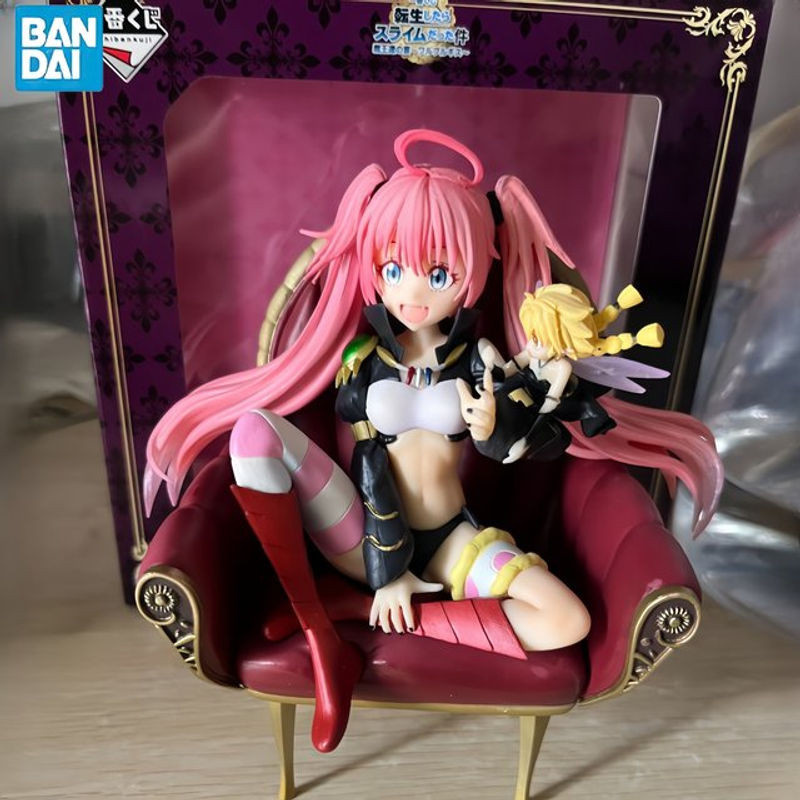 Bandai Anime Figuren Set Rimuru Tempest Milim Nava und Diablo aus Als ich als Schleim reinkarniert wurde, mehrfarbig aus Kunststoff - Bild 1