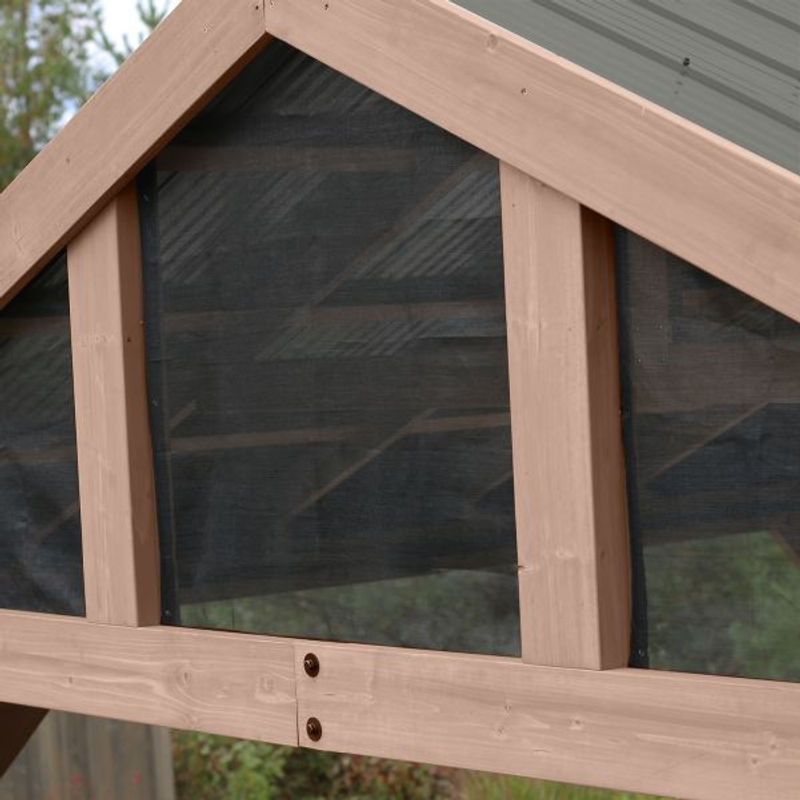 Westmann Moskitonetz für Holzpavillon Yukon, B/L: 366 x 427 cm, schwarz - Bild 2