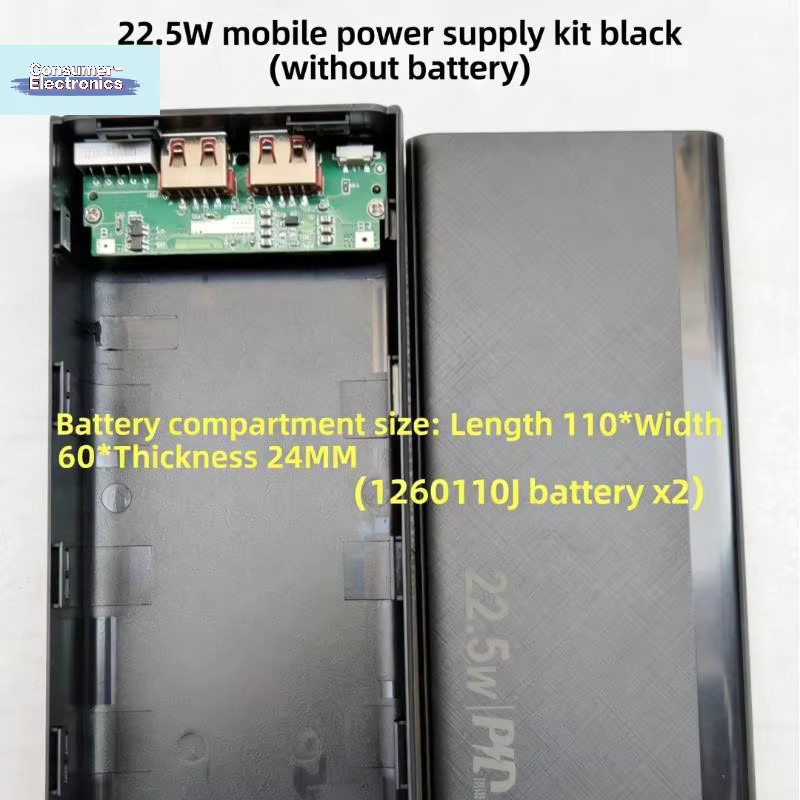 JETTING DIY Power Bank Case Kit mit PD 22.5W Quick Charge Unterstützung - Bild 4