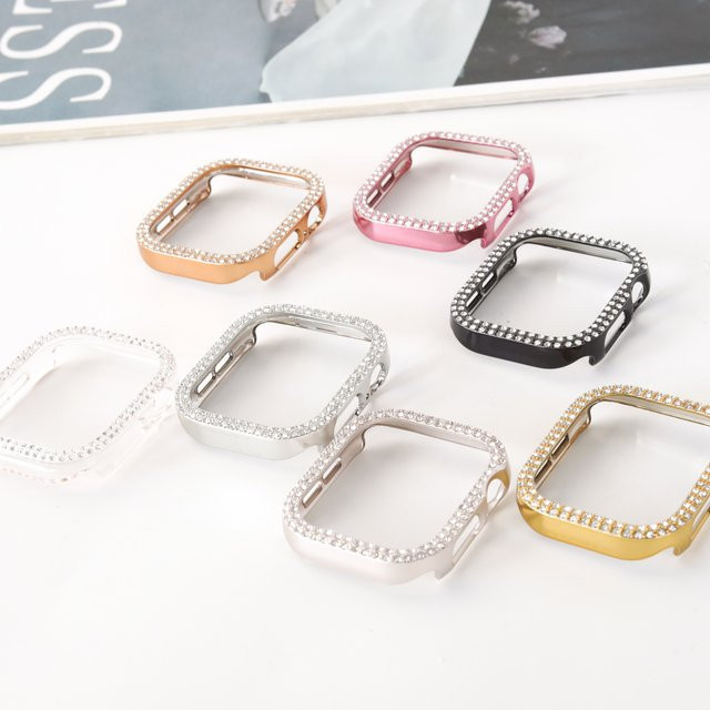 LCAPLE Uhrenzubehör Diamantabdeckung, Silikon, Roségold, Unisex - Bild 1