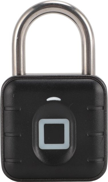 Neoglint Smartes Biometrisches Fingerabdruck-Vorhängeschloss IP67 Wasserdicht in Schwarz - Bild 1