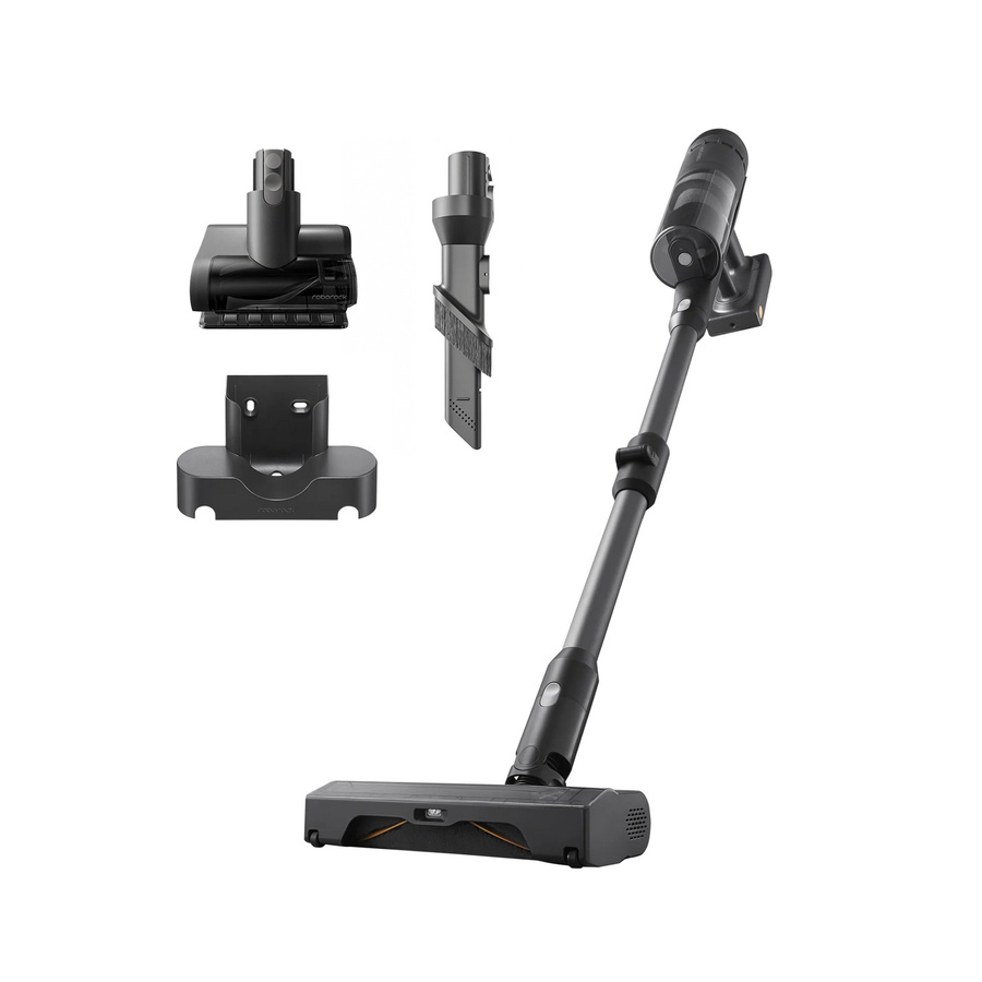 Roborock H60 Ultra 3-in-1 Akku-Staubsauger mit Power-Detect in Schwarz mit Verlängerungspol und beutellosem System - Bild 1