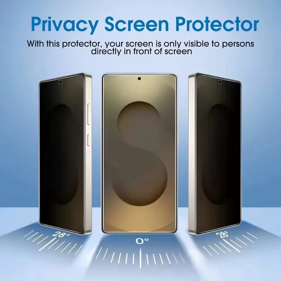 3er-Pack Privatsphäre Hydrogel-Schutzfolie für Samsung Galaxy A56 5G A55 A54 A16 A15 A36 A35 A06 A25 A26 A05S S25 Ultra S24 FE S23 S22 Transparent - Bild 1