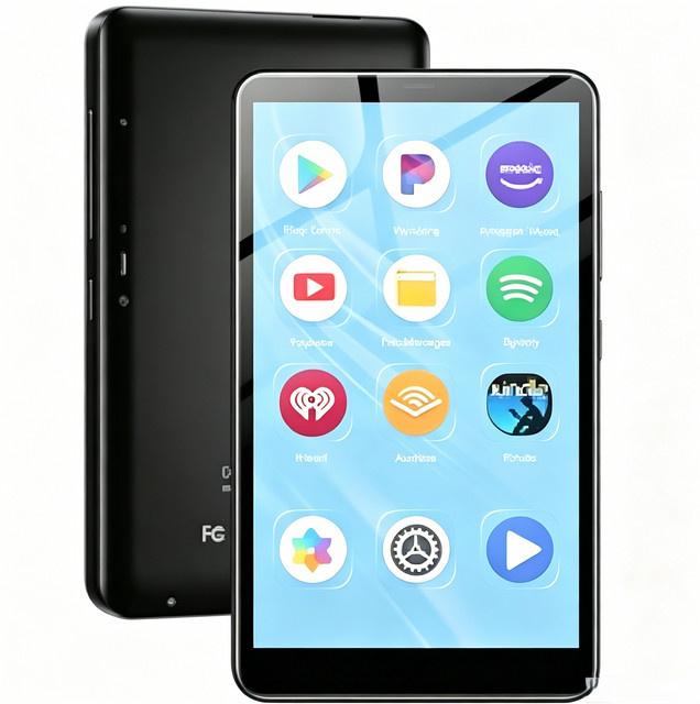Diofox MP4-Player mit 4-Zoll-Touchscreen, 32GB Speicher, Bluetooth und WiFi in Schwarz - Bild 1