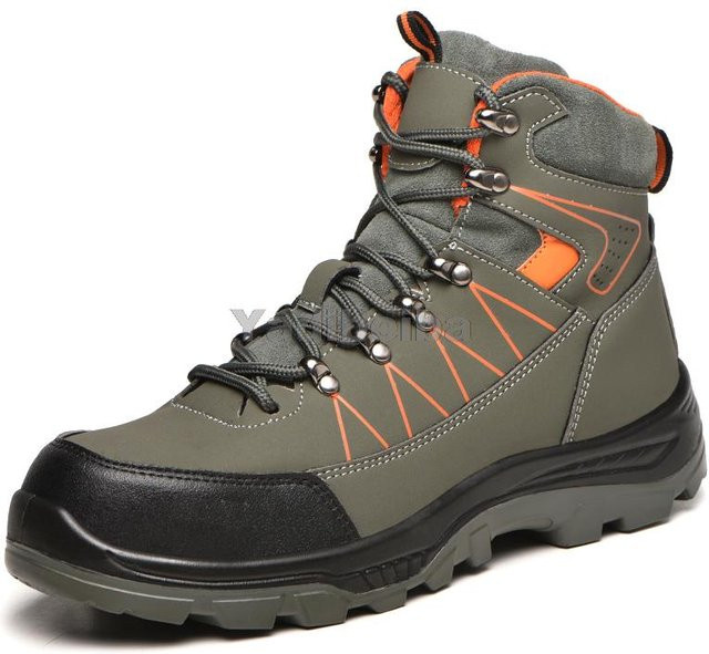 Sicherheits-Arbeitsstiefel Avant-garde für Herren, wasserdichte Winter-Sicherheitsschuhe mit Stahlkappe, Farbe: Grau, Größe: 37 - Bild 1