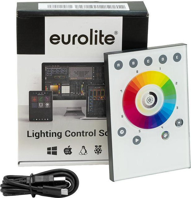 EUROLITE TOUCH-512 Standalone-Player DMX-Controller mit 512 Kanälen und USB-C in Weiß - Bild 1