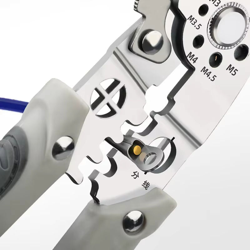 ZEXEF Multifunktionaler Kabelschneider und automatische Abisoliermaschine mit verstellbarer Crimpzange für Kabelschuhe - Bild 5