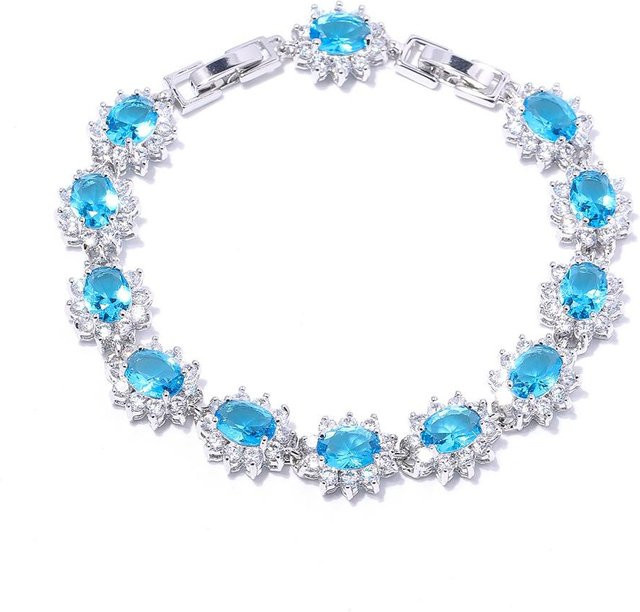 YIRAN Armband, Kupfer, Weiß, Zirkonia, Damen - Bild 1