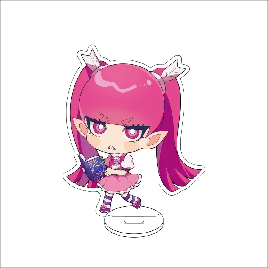 Bandai Welcome to Demon School! Iruma-kun Suzuki Iruma Asmodeus Alice Valac Clara Cos, Acryl-Figur Ständer - Bild 2