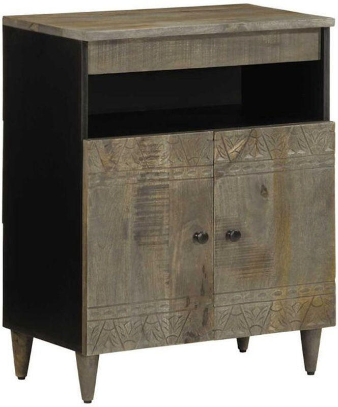 Vidaxl Sideboard aus Massivholz Mango im Bohemian Stil, B/T/H: 60 x 33 x 75 cm - Bild 1