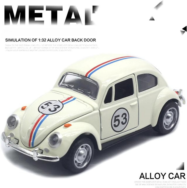 Linyi toy car Volkswagen Käfer, Modellauto, 1:32, Metall, ab 14 Jahre - Bild 1