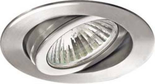 Brumberg 118022 Einbauleuchte Halogen rund aus Edelstahl in Silber mit GX5.3 Sockel und 50W - Bild 1