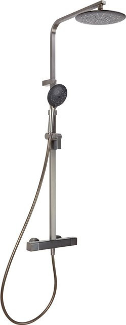 baliv Überkopfbrause-Set KBS-23.451 Thermostat-Duscharmatur mit Regendusche und Handbrause in Gunmetal - Bild 1