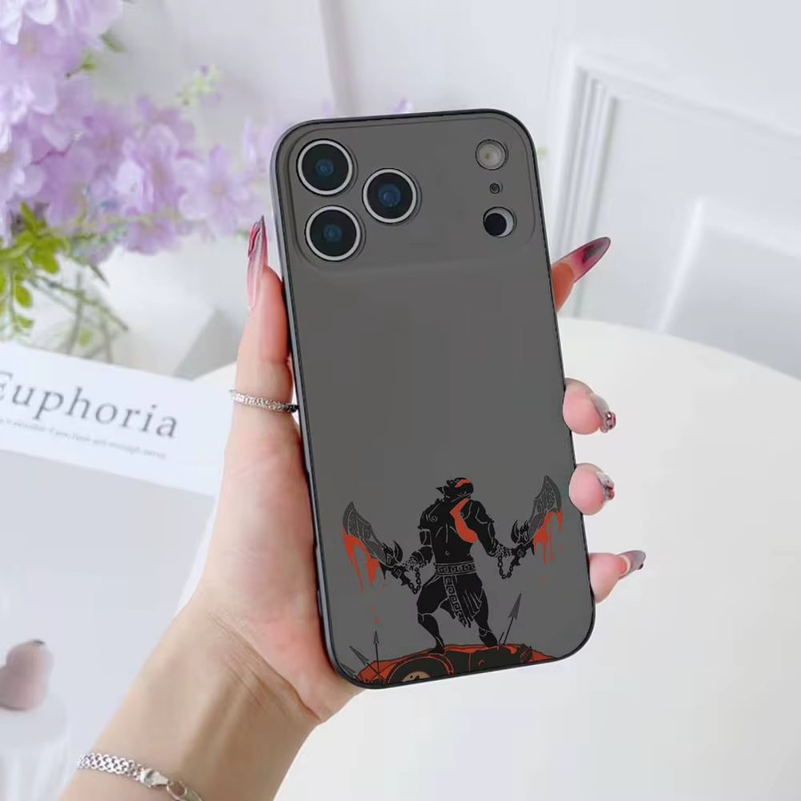 Handyhülle God of War aus weichem Silikon für iPhone Modelle in Schwarz - Bild 2