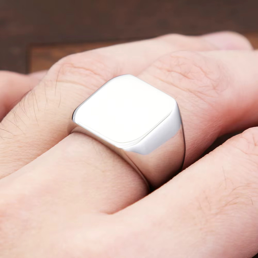 TOGA PULLA Ring Edelstahl, Silber, Unisex, Klassisch - Bild 3