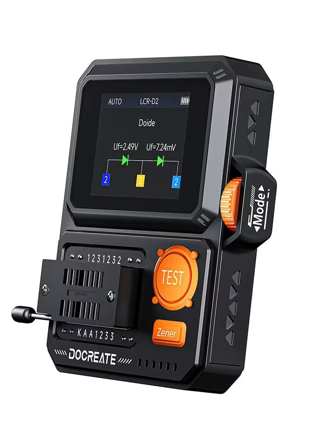 Voktta LCR-D2 Multifunktionaler Transistortester und LCR ESR Meter in Schwarz - Bild 4
