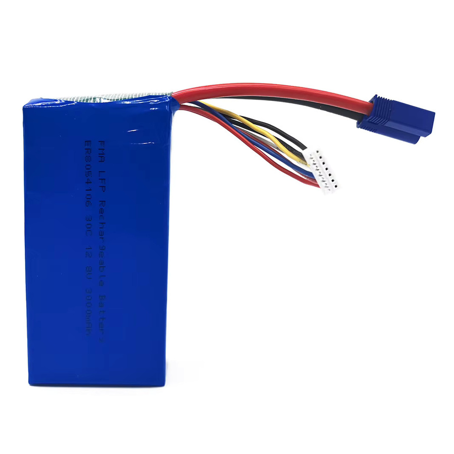 FMA LiFePO4 Akku 12,8 V 3000 mAh 60C in Blau für Booster Jumper Zünder und Starthilfe - Bild 2