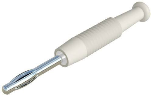 Hirschmann Test & Measurement MSTF 2 ws Lamellenstecker, gerade, Stift-Ø: 2mm, Weiß - Bild 1