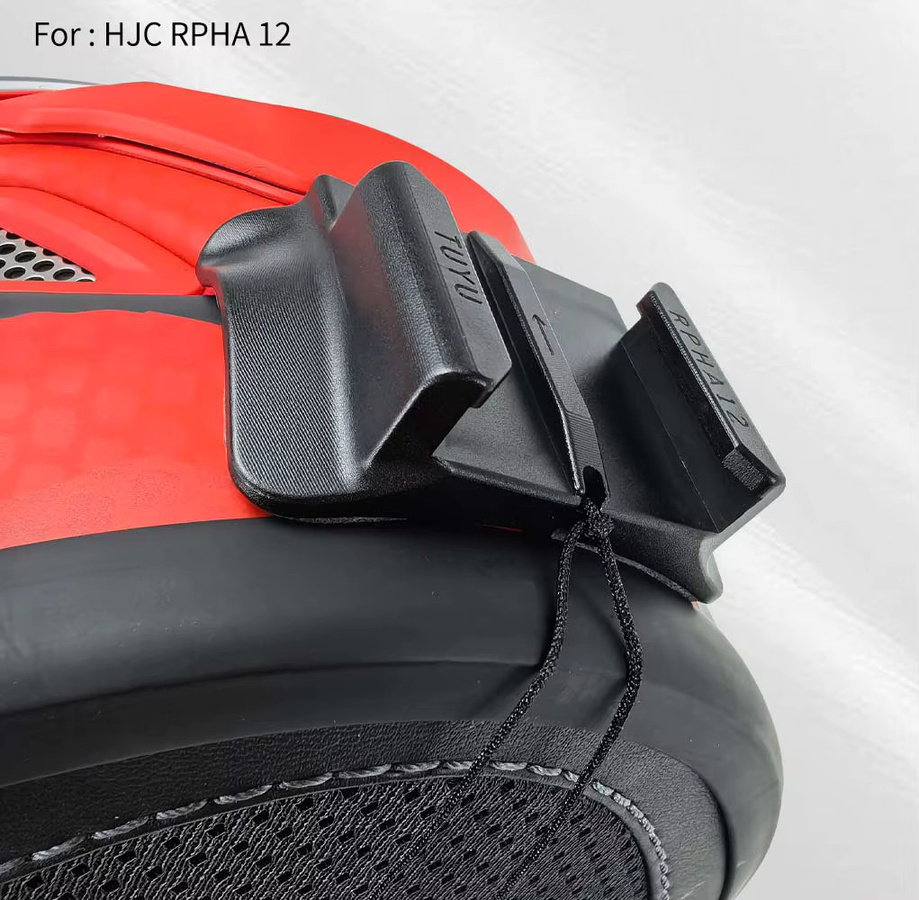 TUYU Custom Aluminium Kinnhalterung für HJC RPHA 12 Helm, kompatibel mit GoPro 13 12 11 10 9 8, DJI Action 5Pro 4 und Insta360 X2 X3 X4 Ace Pro2 Kameras, Farbe: Silber - Bild 3