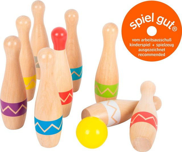 small foot Kegelspiel Active Holz 11-tlg. Set ab 3 Jahren - Bild 1