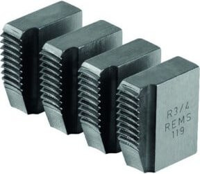 REMS Schneidbacken R 3/4 Rohrgewinde R kegelig nach ISO 7-1 und EN 10226 aus Stahl in Grau - Bild 1