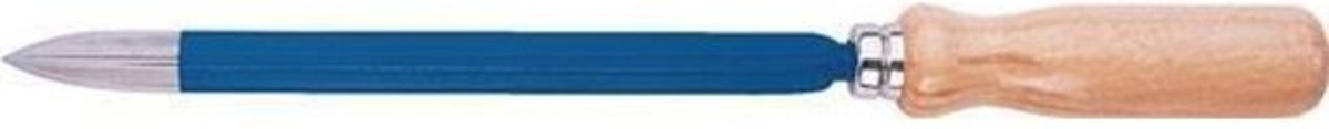 Rennsteig Dreikanthohlschaber 100mm aus Stahl in Blau - Bild 2