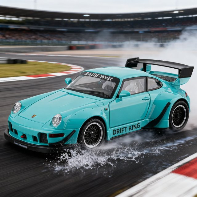 RWB 993 Hohe Simulation Legierung Racing Auto Modell Spielzeug, 1:22, Metall - Bild 1