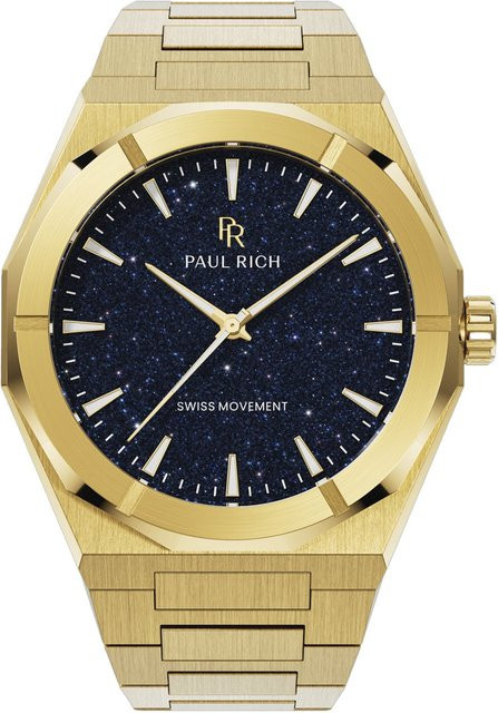 Paul Rich Herrenuhr Star Dust II, Quarz, Edelstahl, Blau, 43 mm - Bild 1