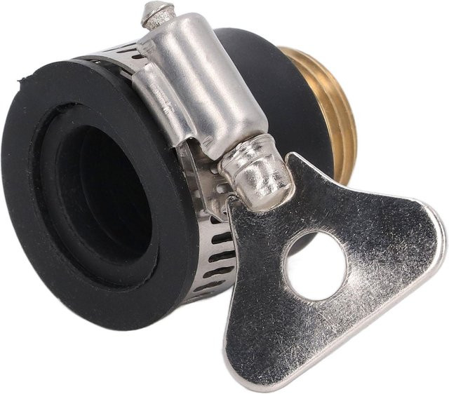 Painter Universal Wasserhahn Anschluss Adapter aus Messing in Silber, 1/2 Zoll Schnappverbindung für Garten und Küche - Bild 1