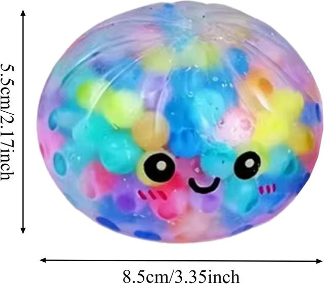 Bandai Regenbogen-Dumpling Squishy, Sensorisches Quetschspielzeug - Bild 1
