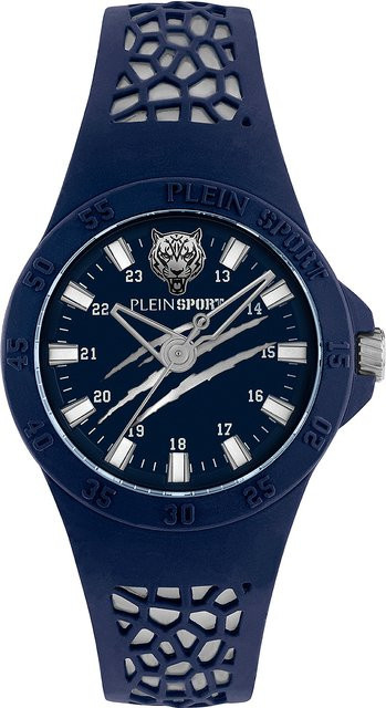 Plein Sport Armbanduhr, Quarz, Kunststoff, Blau, 40 mm, Unisex - Bild 1