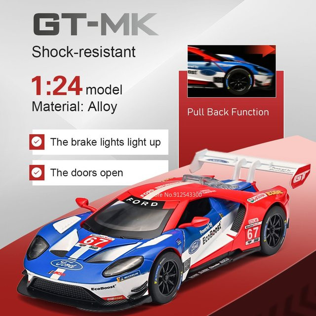 RMZ city GT-MK R8 LMS GT2 Automodell, 1:24 Maßstab, mit Licht und Sound - Bild 1