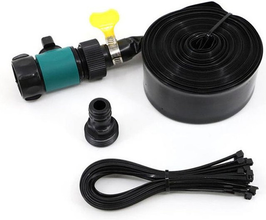 Onlyou Trampolin-Sprinkler Outdoor-Wassersprinkler-Zubehör Orange/Blau