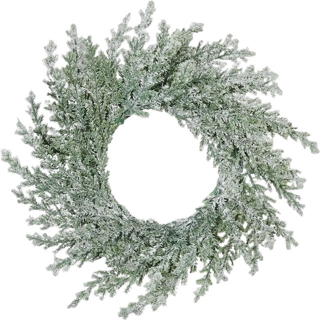 Künstlicher Zypresen Kranz Stella von Aplanta, Durchmesser: 27 cm - Bild 1