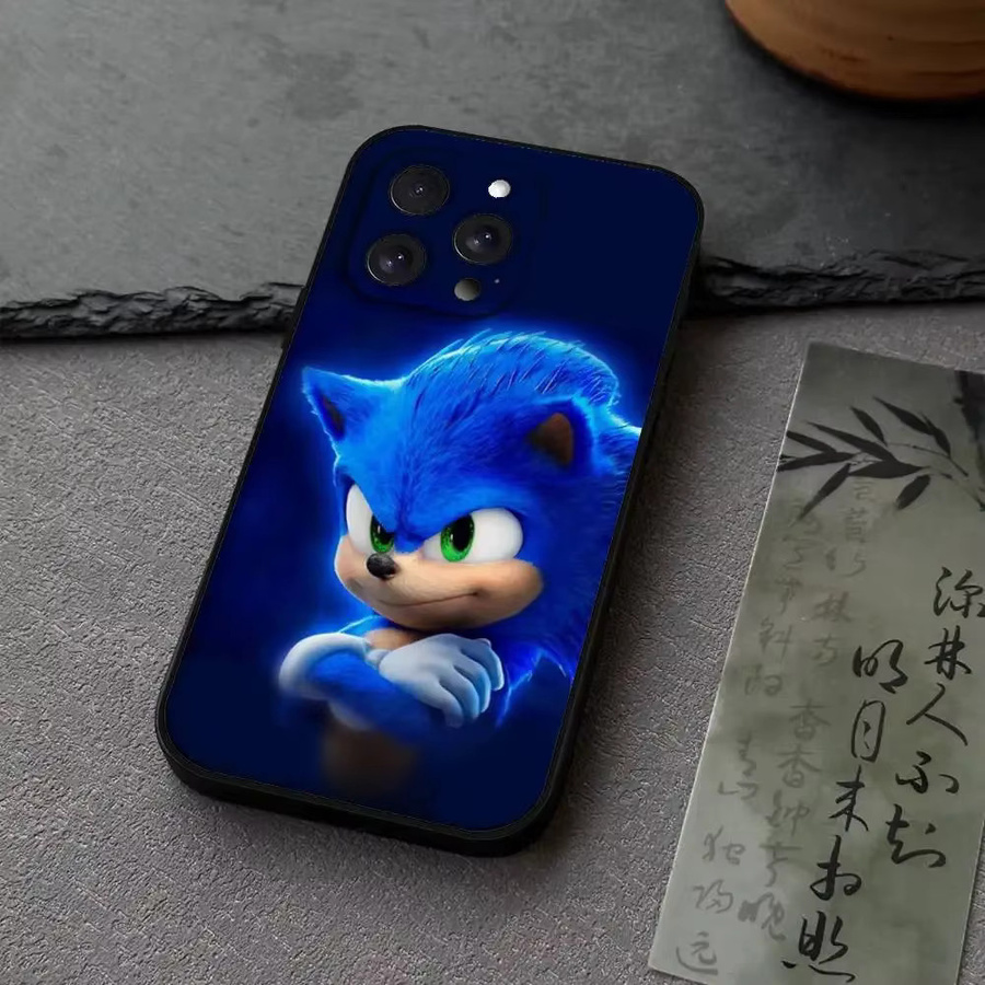T-Sonics Handyhülle Cute Hedgehogs für iPhone in Schwarz aus weichem Silikon - Bild 1